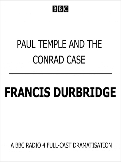 Title details for Paul Temple and the Conrad Case by Peter Coke - Wait list